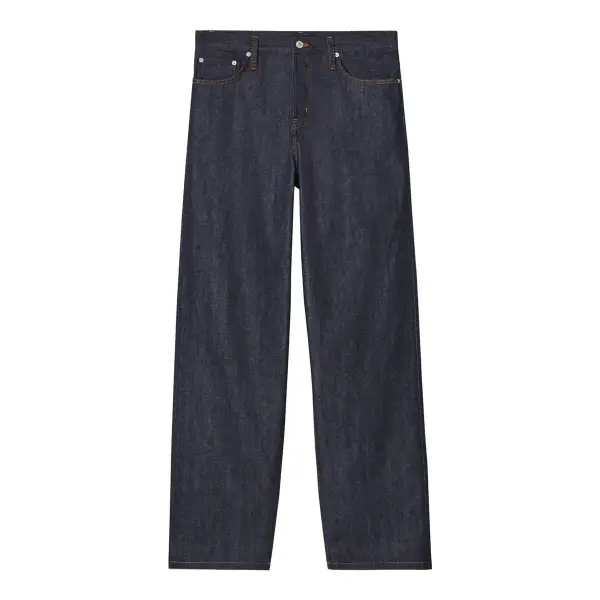 Rider Raw Selvedge Straight-Leg Jeans