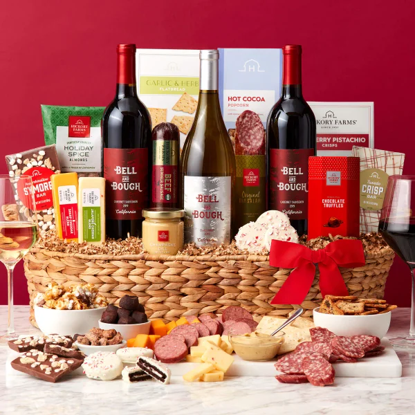Grand Holiday Wine Gift Basket