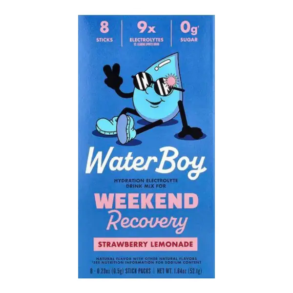 Weekend Recovery Hydration Electrolyte Drink Mix Strawberry Lemonade