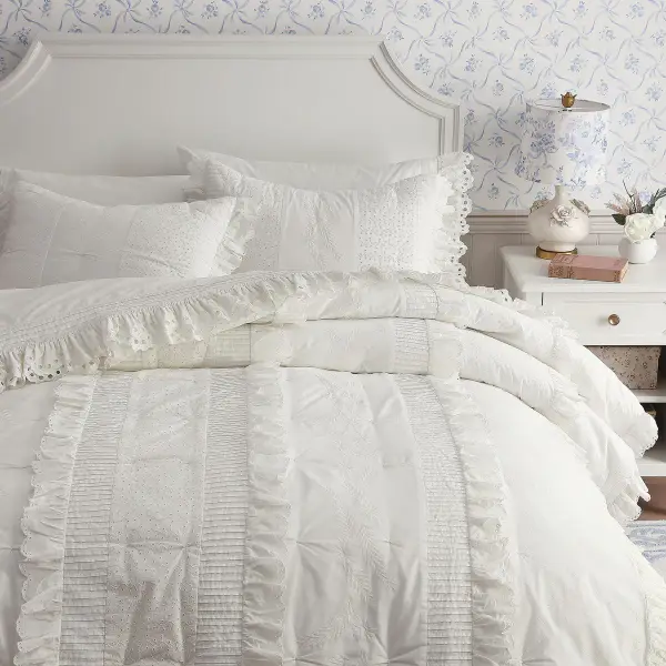 Pottery Barn Teen x LoveShackFancy Eyelet Quilt