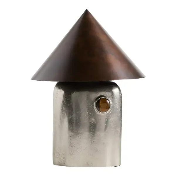 Laura Harrier x Tiffany Howell Bowery Silver Table Lamp