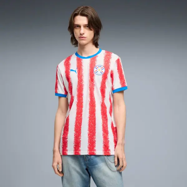 Paraguay Home Men's Soccer Jersey