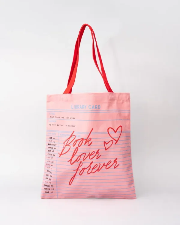 Canvas Tote Bag - Library Card