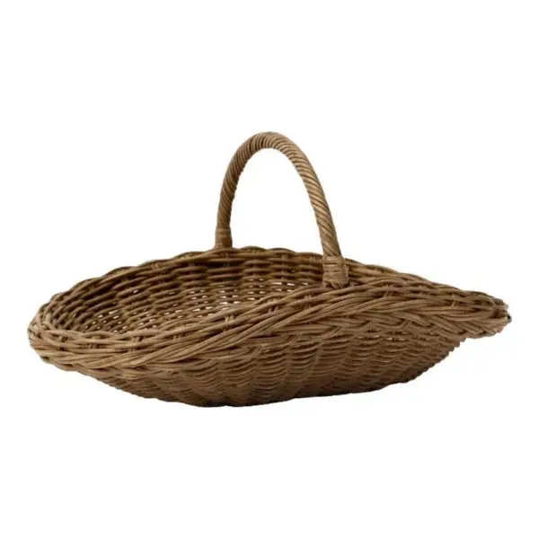 Woven Harvest Basket 18" x 10.5" x 8.75"