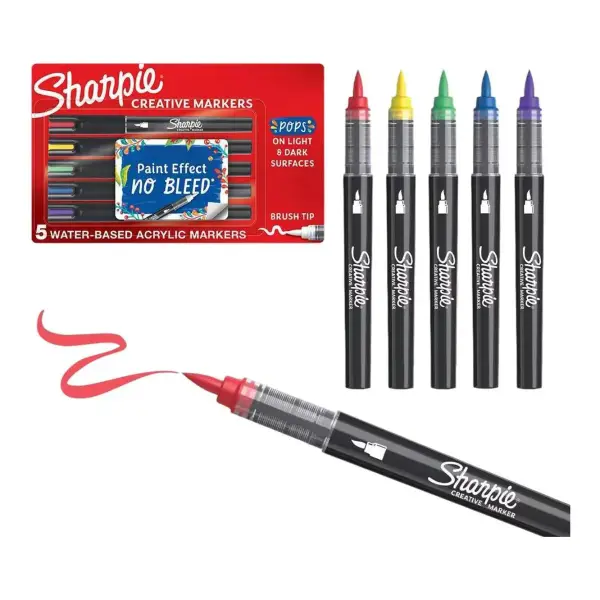 Creative Markers Brush Tip Multicolored