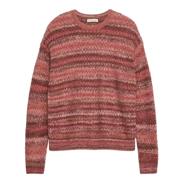 Space-Dye Crew-Neck Sweater