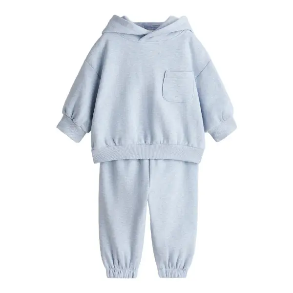 2-Piece Cotton Sweatshirt Set