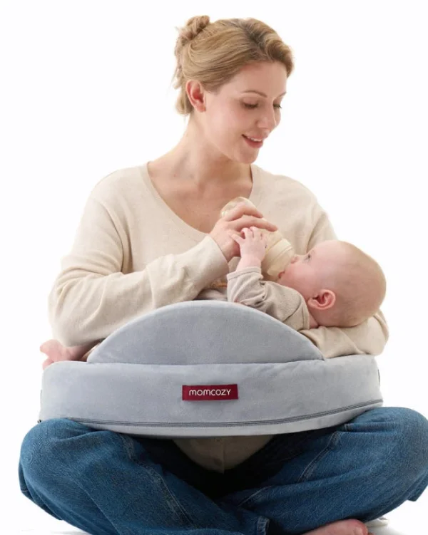 Momcozy Upgraded Adjustable Nursing Pillow - Grey