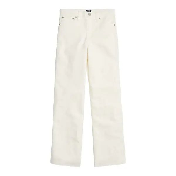 Wide-Leg Cropped Jean