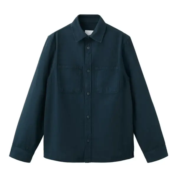 100% Cotton Overshirt with Pockets