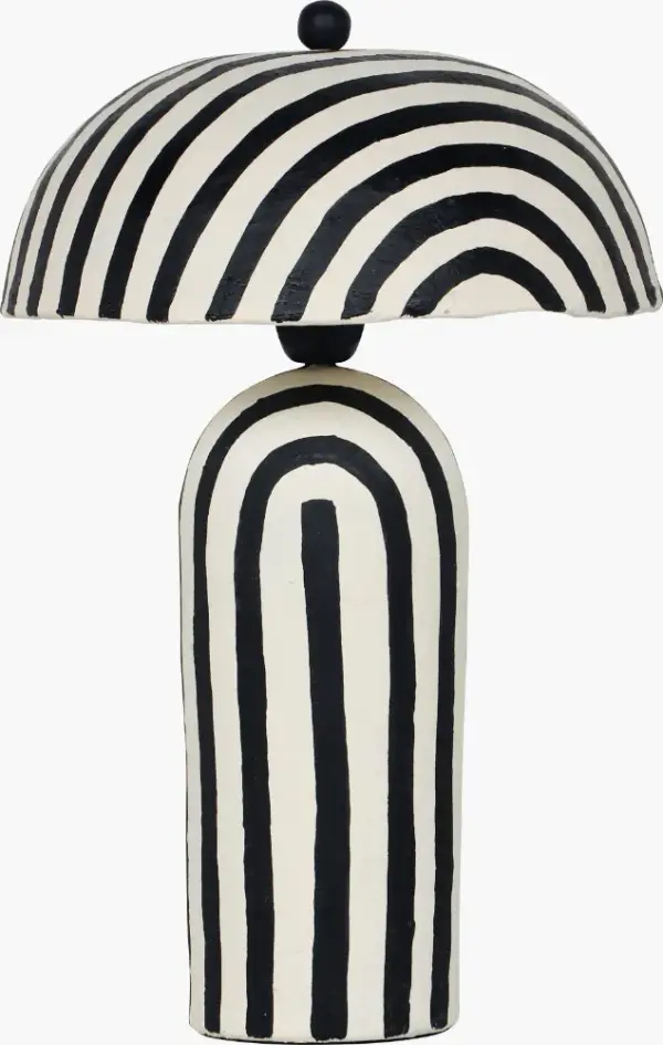 Woodset Club Black Table Lamp
