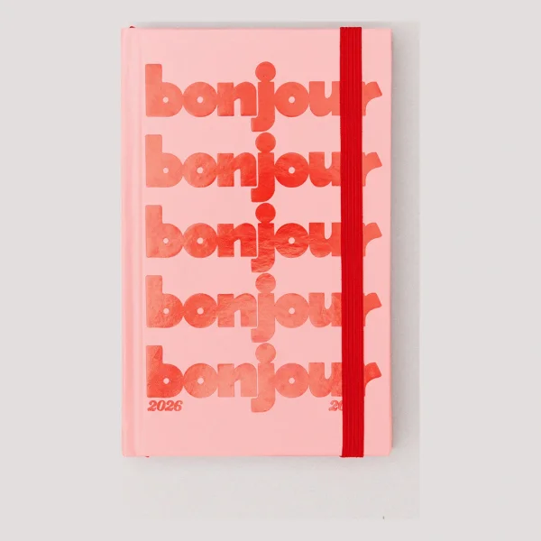 Classic 17-Month Academic Planner - Bonjour