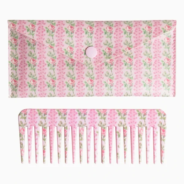 Wet Brush x Love Shack Fancy Comb with Case - Blooming Heirloom