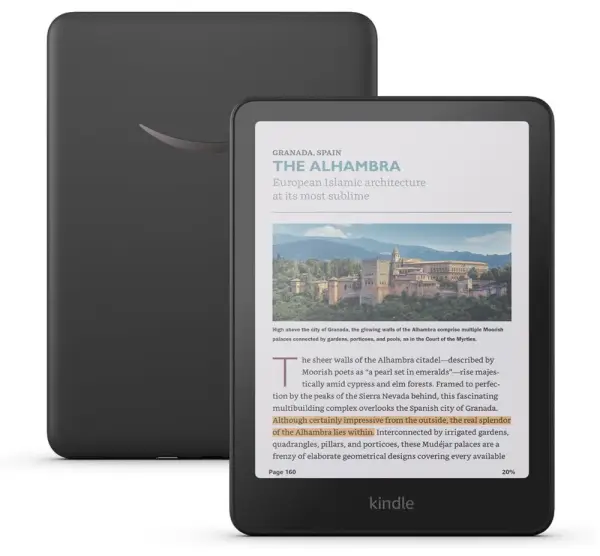 Amazon Kindle Colorsoft 16 GB (newest model) – With color display that brings covers and content to life, now highlight in color – No Ads – Black