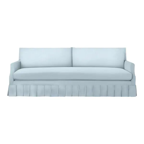 Grady Notch Arm Pleated Sofa