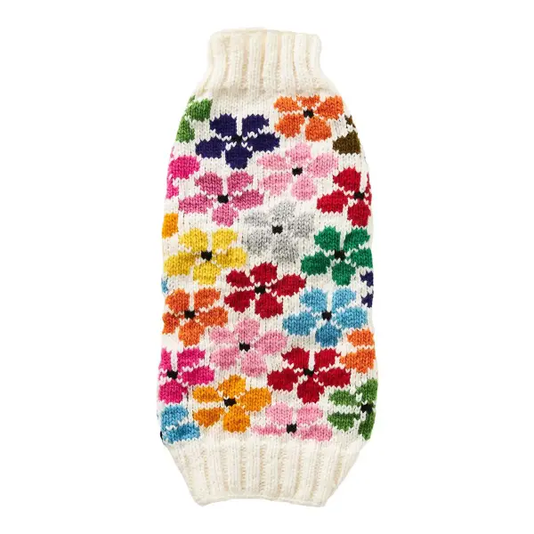 Hand-Knit Pet Sweater