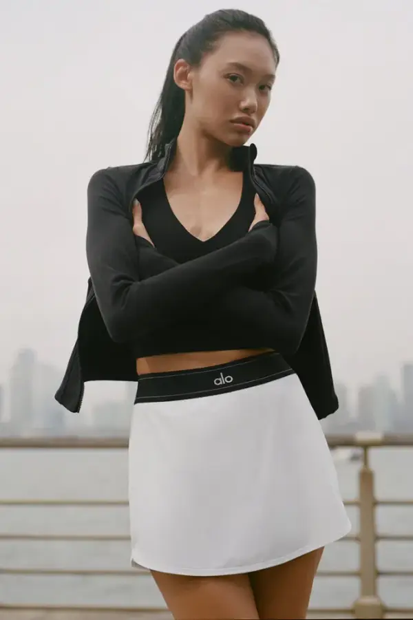 Match Point Tennis Skirt - White
