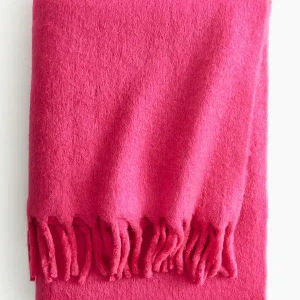 Wool-Blend Throw Blanket