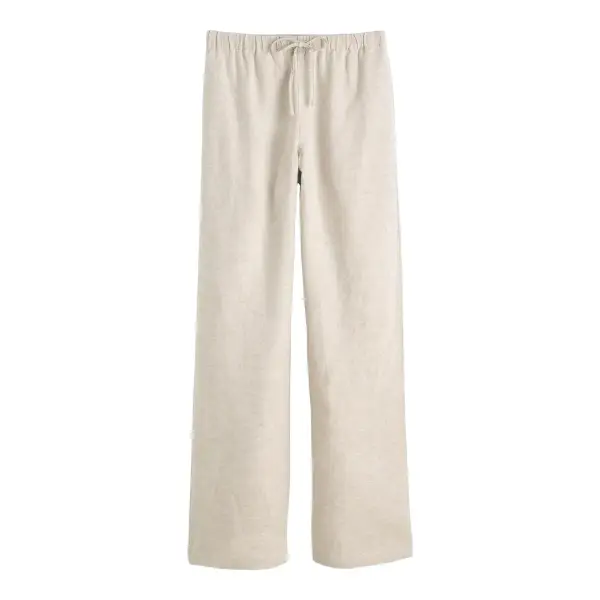 Pull-On Pants in 100% Linen