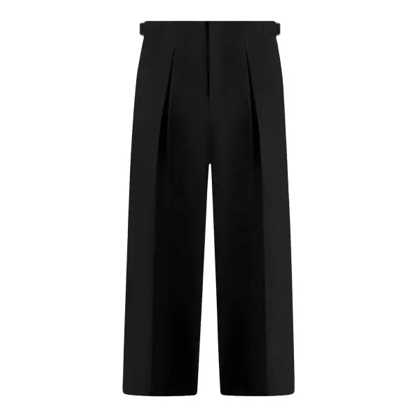 Lior Box-Pleat Wide-Leg Trousers