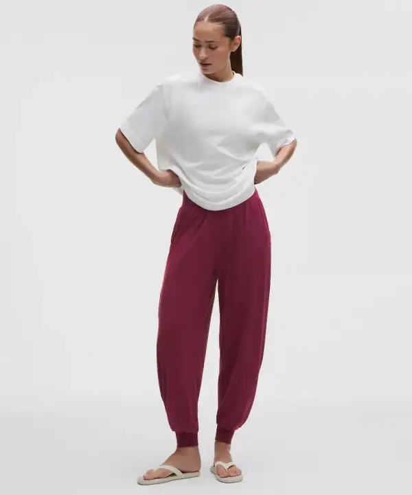 Rulu Drapey Oversized High-Rise Yoga Jogger
