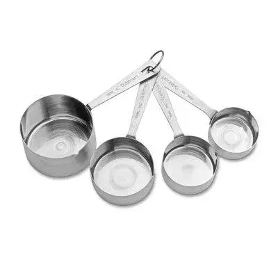 4-Piece Stainless Steel Measuring Cup Set