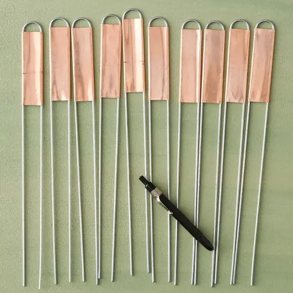 Copper Plant Markers