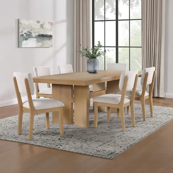 Dahlia 7 Piece Dining Set With Table And Six Chairs