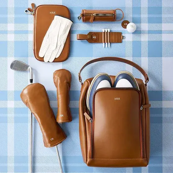 Graham Leather Golf Shoe Bag