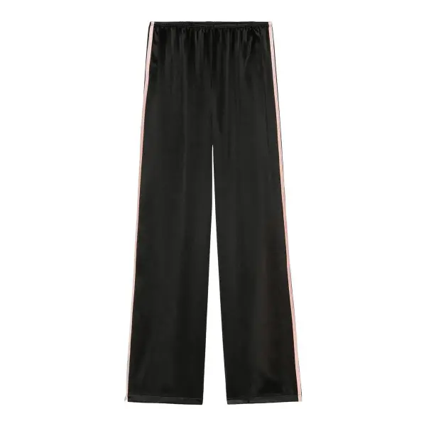 The Silk Stripe Simple Pant