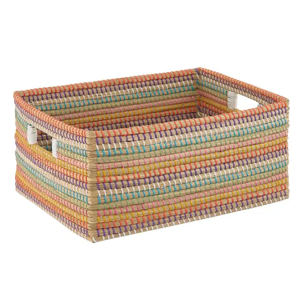 The Container Store Large Seagrass Bin 