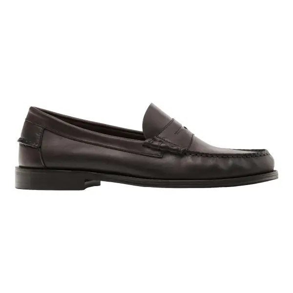 Oiled Leather Loafers