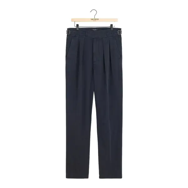 Italian Garment Dyed Cotton Gurkha Trouser