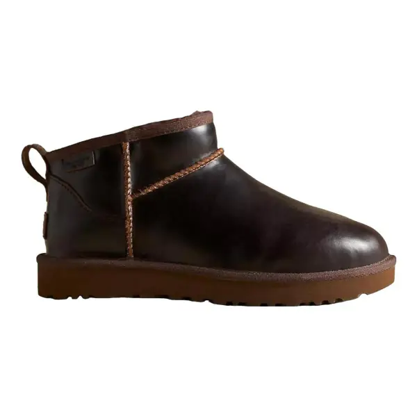 Classic Ultra Mini Regen Leather Boots