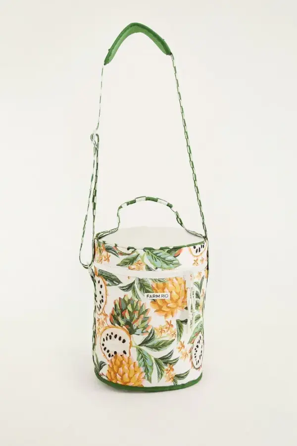 Green Biriba Crossbody Insulated Cooler Bag