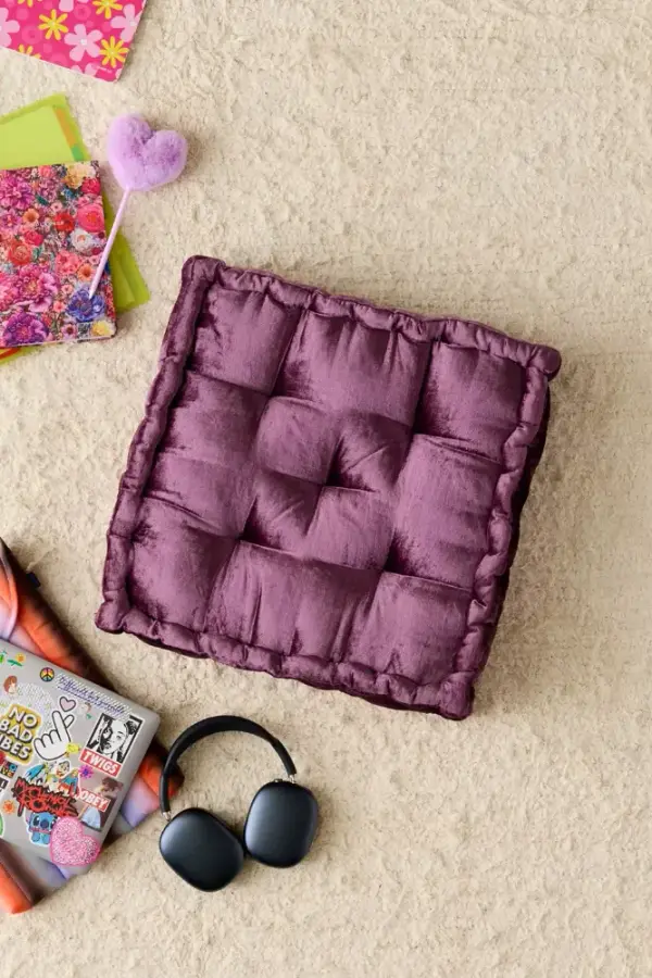 Ruthie Velvet Floor Pillow