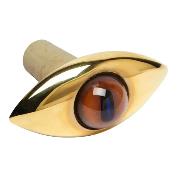 Eye Brass Bottle Stopper