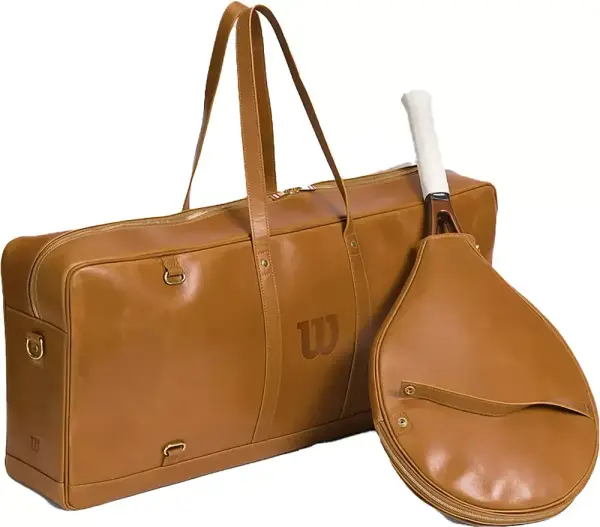 Wilson Unisex Showman Leather Tennis Bag