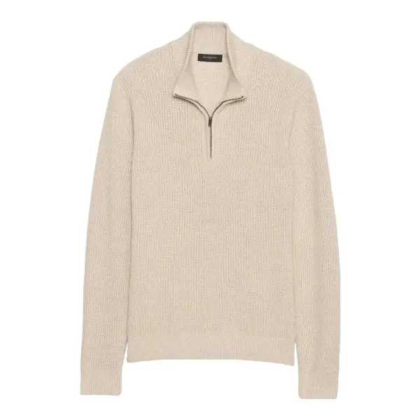 Fisherman Quarter-Zip Sweater