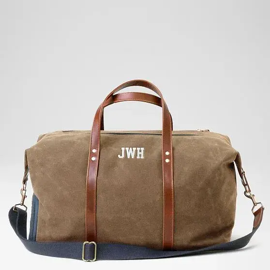Hudson Sutler Waxed Canvas and Leather Weekender