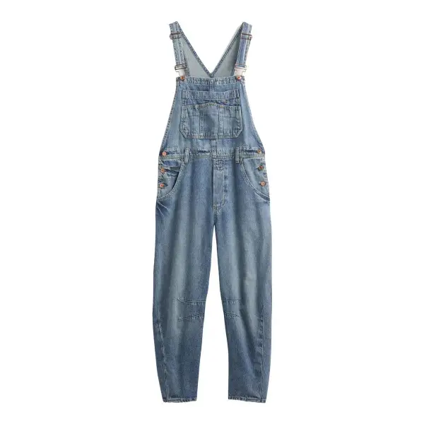 Denim Horseshoe Overalls