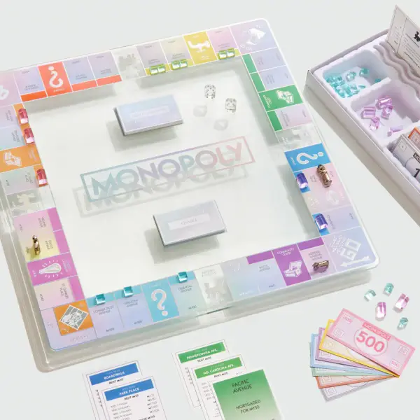 Monopoly Aura Glass Game