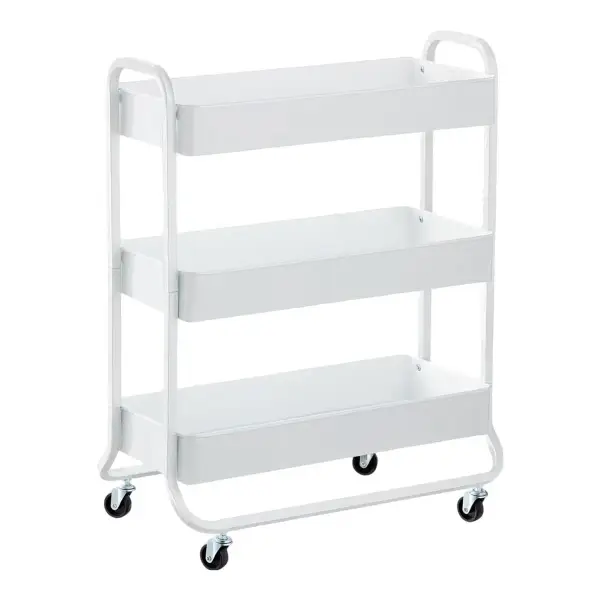 Large 3-Tier Rolling Cart