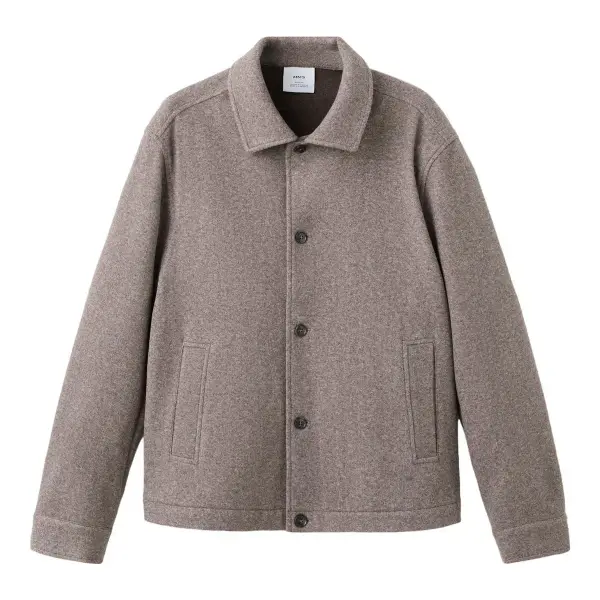 Long Sleeve Regular Fit Flannel Overshirt