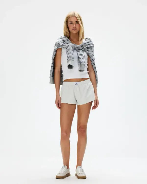 Cotton Boxer Shorts - Classic Grey