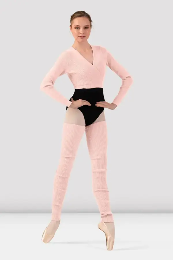 Ladies Celeste Knit Wrap Top