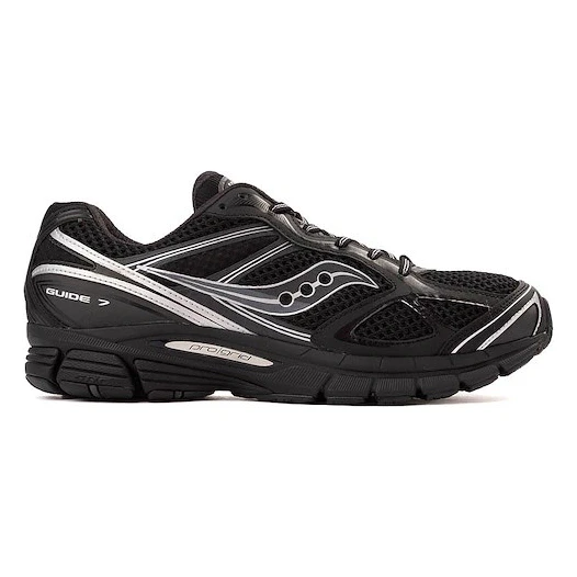 Saucony ProGrid Guide 7 Athletic Shoe - Black / Silver