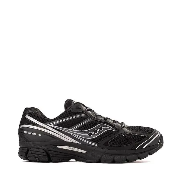 Saucony ProGrid Guide 7 Athletic Shoe - Black / Silver