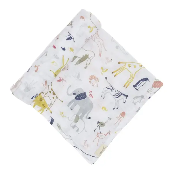 Organic Cotton Muslin Swaddle