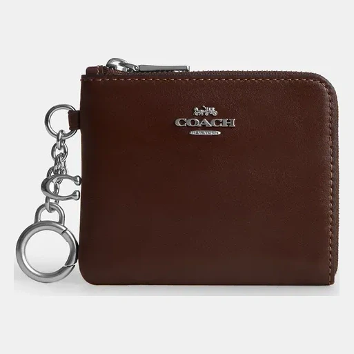 Coach Outlet Small Corner Zip Wallet - Women's Wallets - Gold/cinnamon